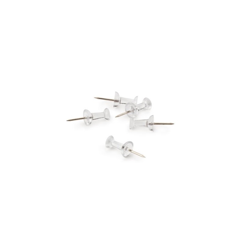 Punaises épingle RAJA 7 mm transparente - Paquet de 100