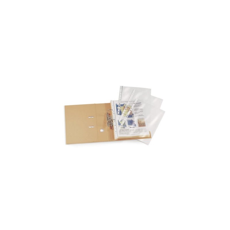 Pochette perforée RAJA polypropylène lisse 60 microns A4 colis de 25 - Paquet de 25