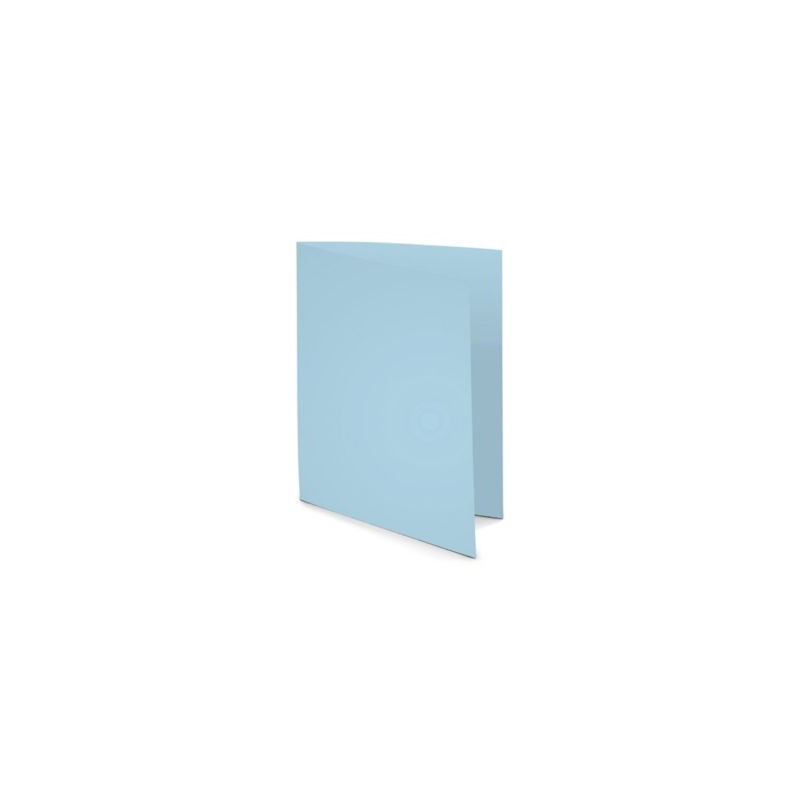 Chemise couleur pastel RAJA 24 x 32 cm bleu clair 220 g/m² paquet de 100 - Paquet de 100