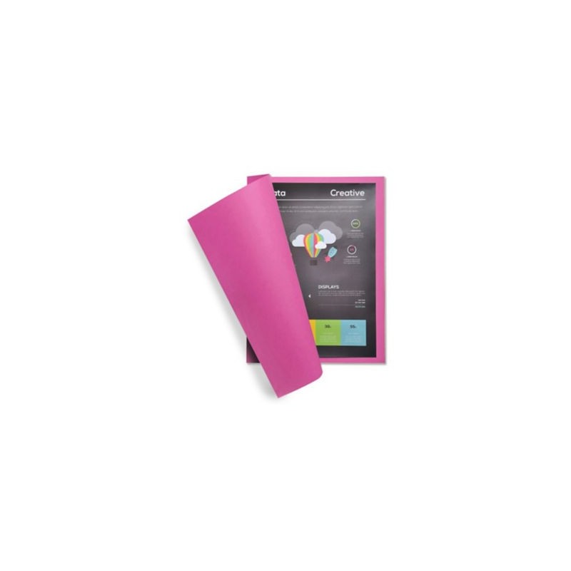 Chemise couleur vive RAJA 24 x 32 cm fuchsia 220 g/m² paquet de 100 - Paquet de 100