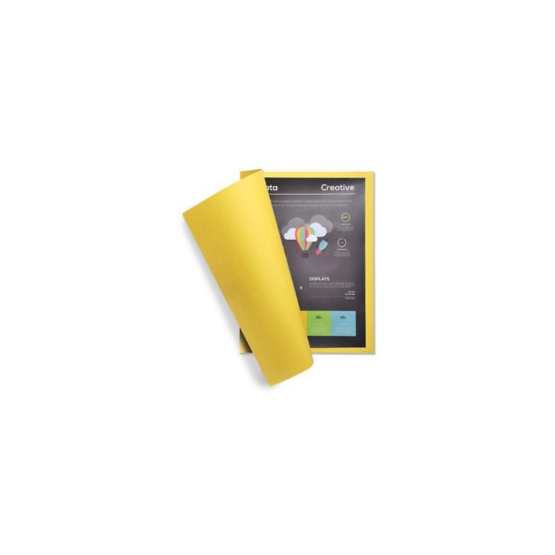 Chemise couleur vive RAJA 24 x 32 cm jaune 220 g/m² paquet de 100 - Paquet de 100
