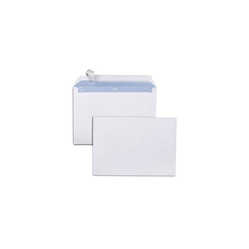 Enveloppe commerciale blanche qualité 100 g/m² RAJA sans fenêtre C4 - 229 x 324 mm - Paquet de 250