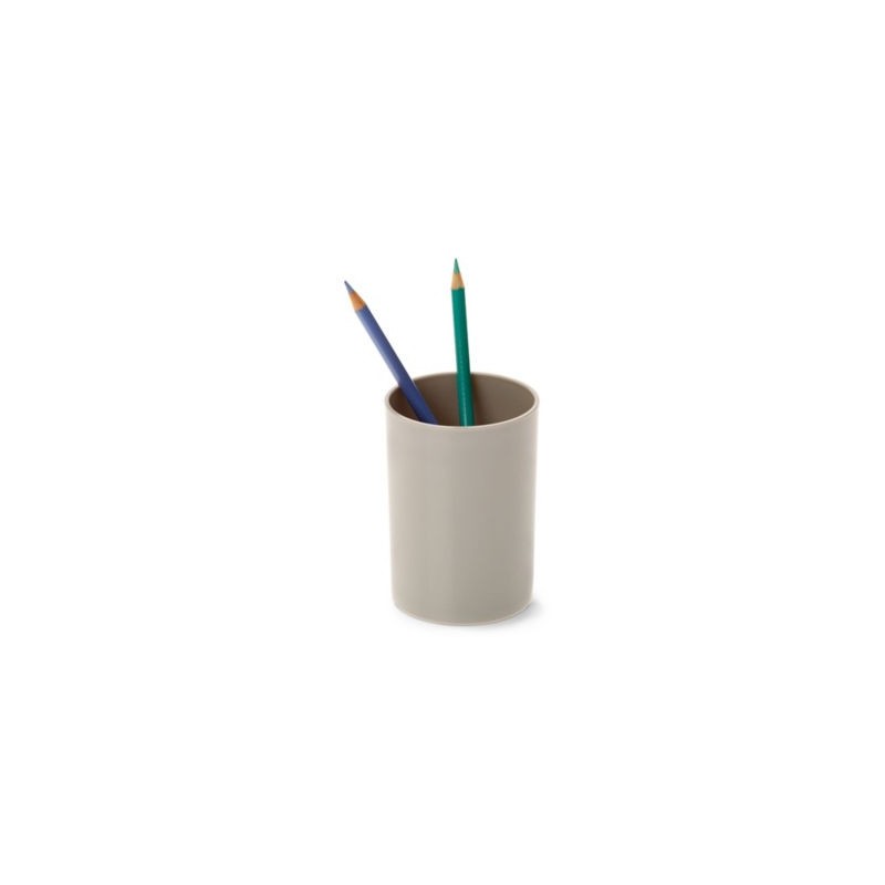 Pot à crayons recyclé RAJA gris - Lot de 2