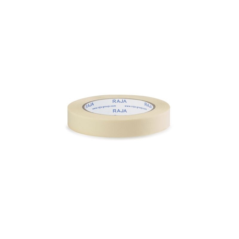 Papier adhésif de masquage RAJA 60°C 25 mm x 50 m - Lot de 36