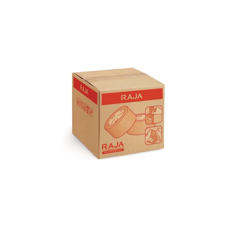 Papier adhésif de masquage RAJA 60° 50 mm x 50 m - Lot de 6