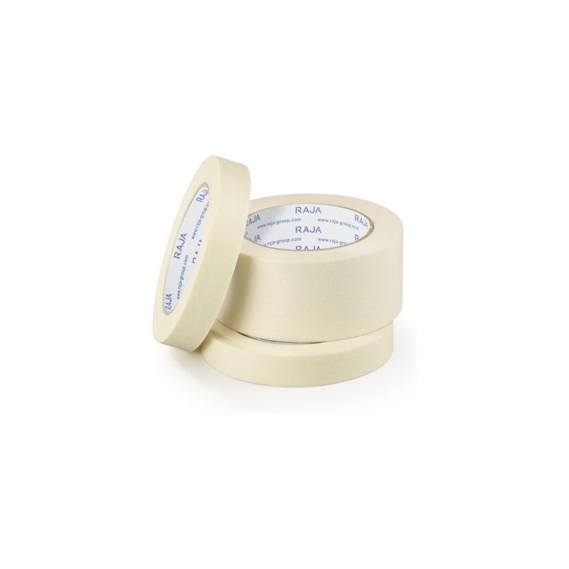 Papier adhésif de masquage RAJA 60°C 75 mm x 50 m - Lot de 16