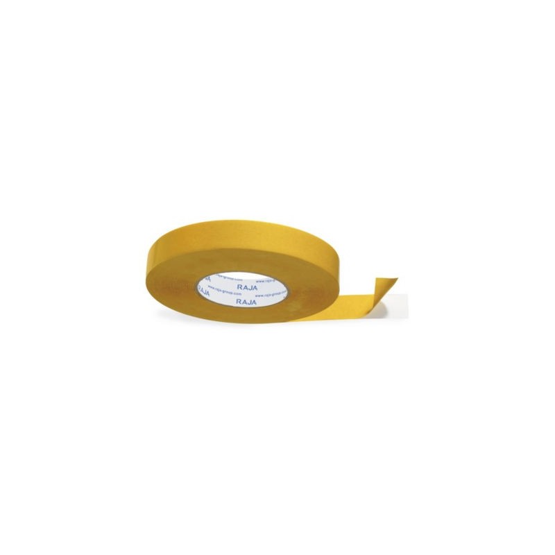 Ruban adhésif double face PVC RAJA 25 mm x 50 m - Lot de 6