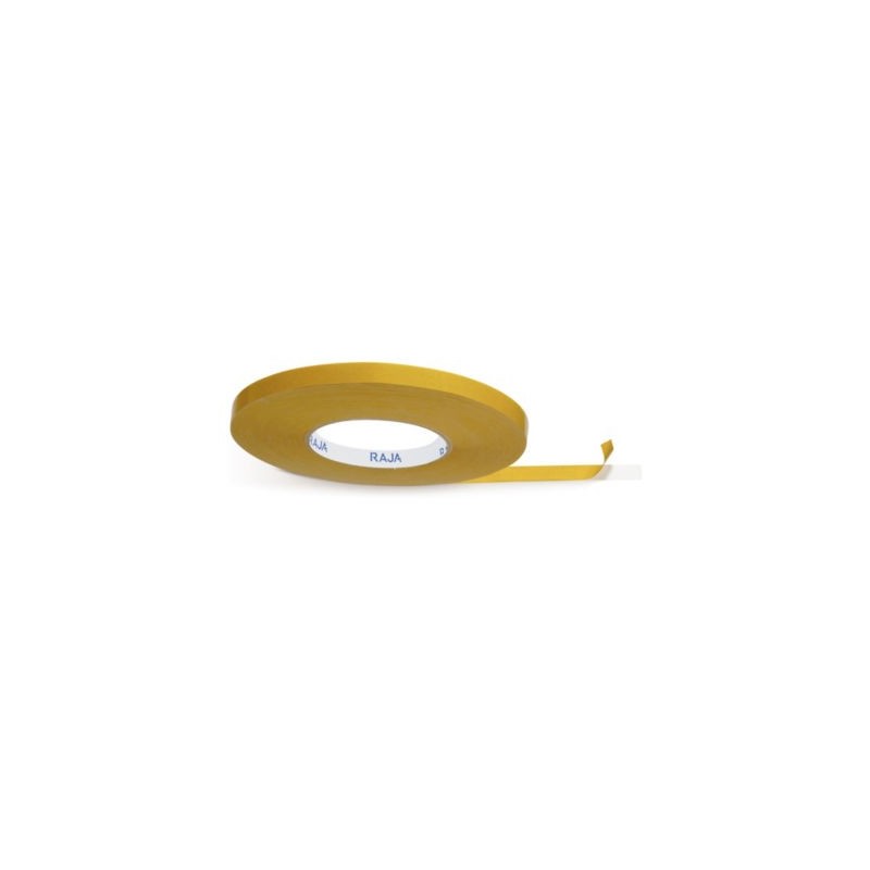 Ruban adhésif double face PVC RAJA 9 mm x 50 m - Lot de 16