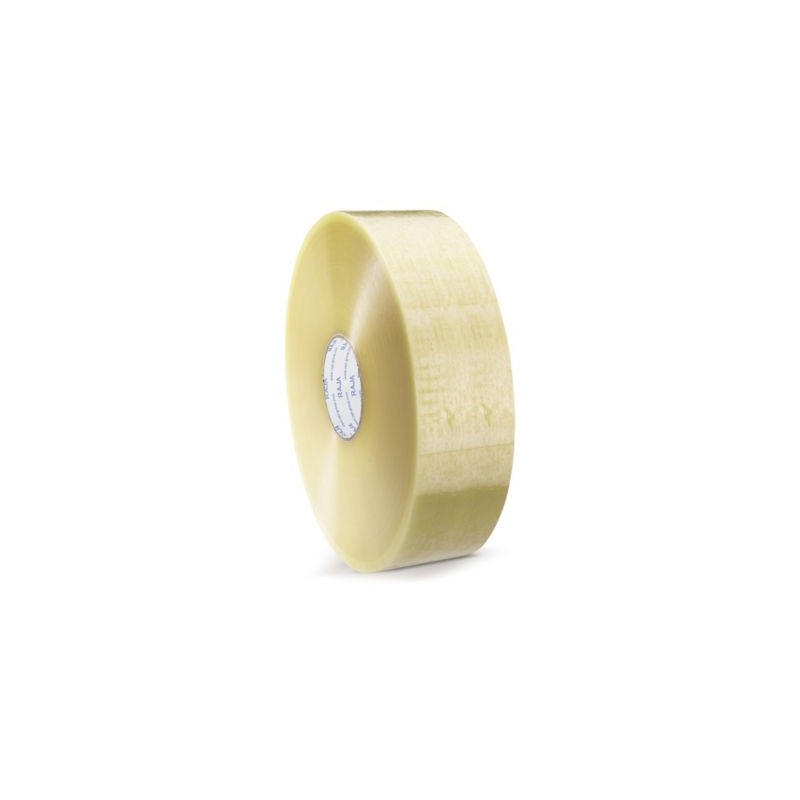 Ruban adhésif machine RAJA Polypropylène transparent standard, 28 microns 75 mm x 990 m - Lot de 4