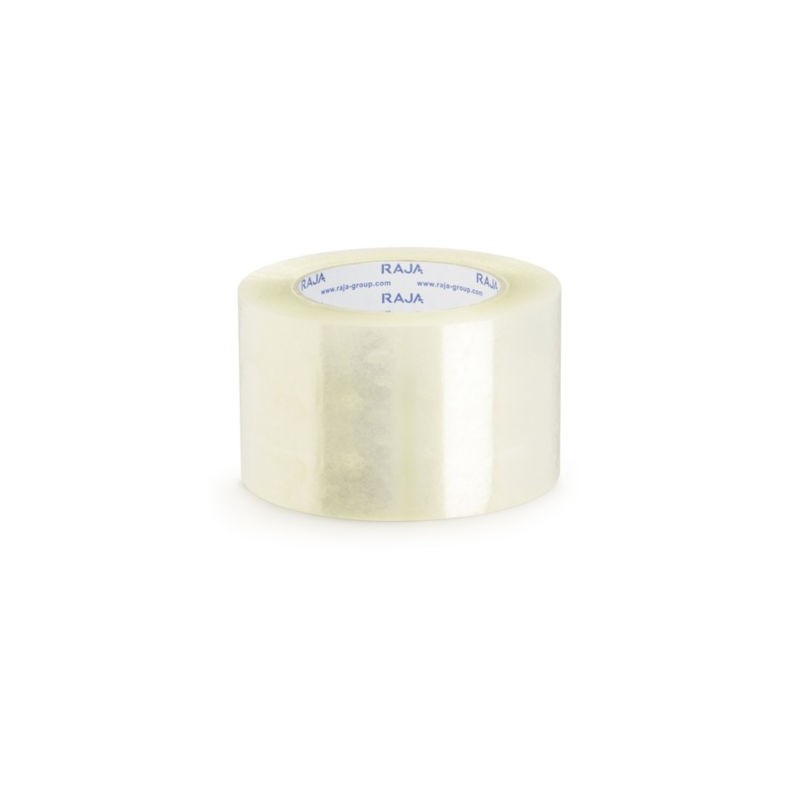 Ruban adhésif polypropylène silencieux RAJA Résistant, 35 microns transparent - Lot de 24