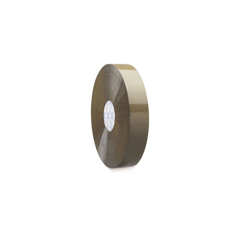 Ruban adhésif machine RAJA Polypropylène havane standard, 28 microns 48 mm x 990 m - Lot de 6