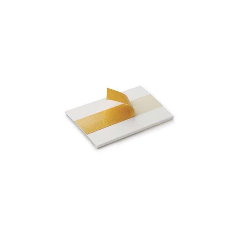 Porte-étiquette adhésif petite longueur 80x80 mm - Paquet de 100