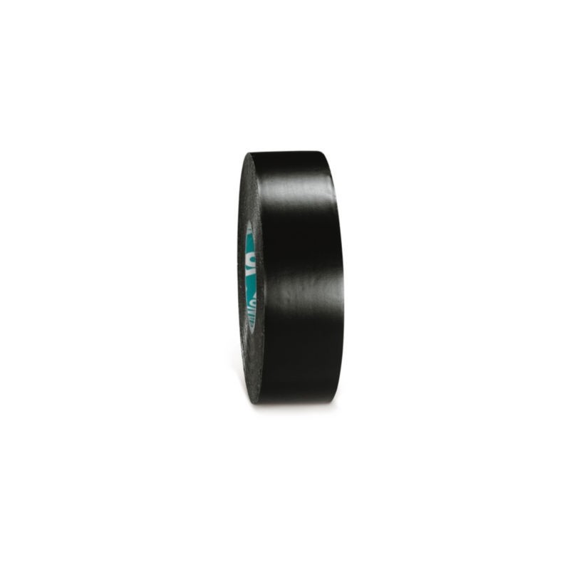 Ruban adhésif vinyle isolant électrique noir RAJA 19 mm x 20 m - Lot de 10