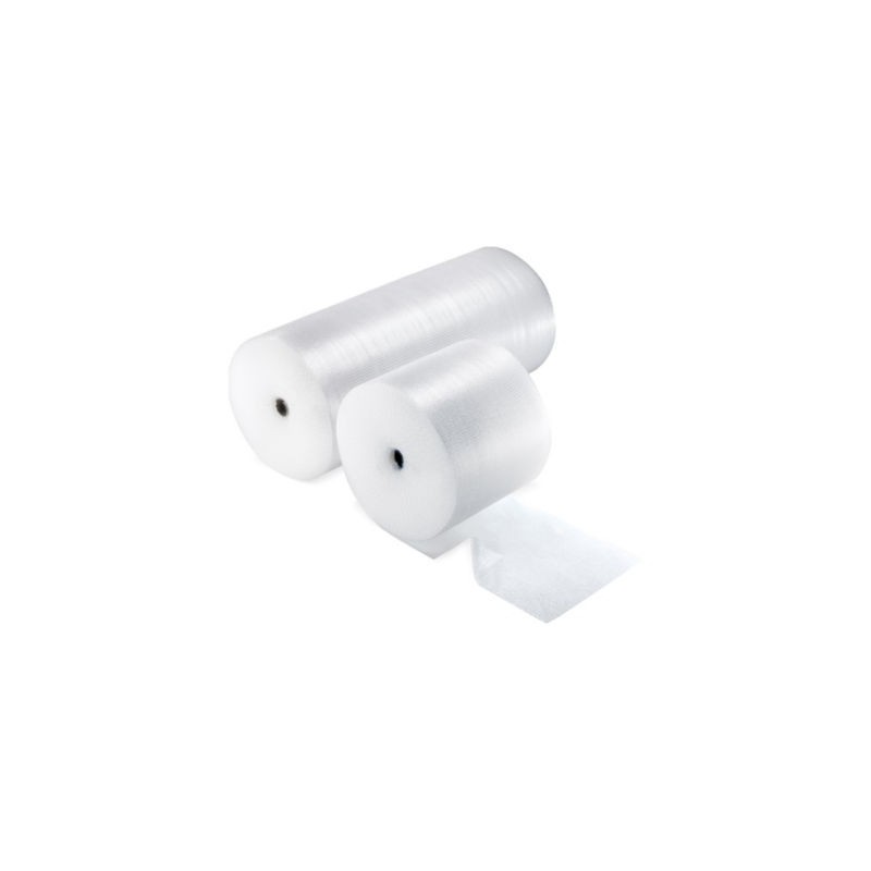 Film bulles 30% recyclé Ø 10 mm avec prédécoupe tous les 30 cm RAJA 100 m x 50 cm - Lot de 2