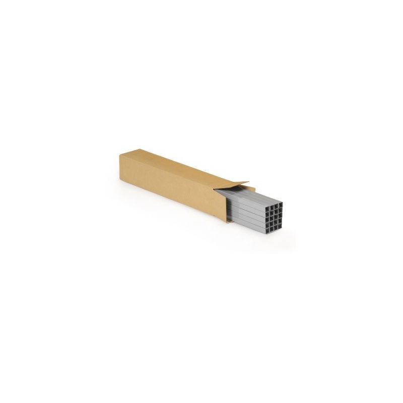 Caisse carton longue double cannelure longueur 60 à 150 cm RAJA 60x10x10 cm - Lot de 10
