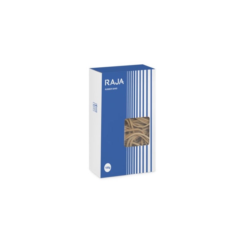 Mini-colis élastiques caoutchouc RAJA 2x60 mm - Paquet de 240 x 6
