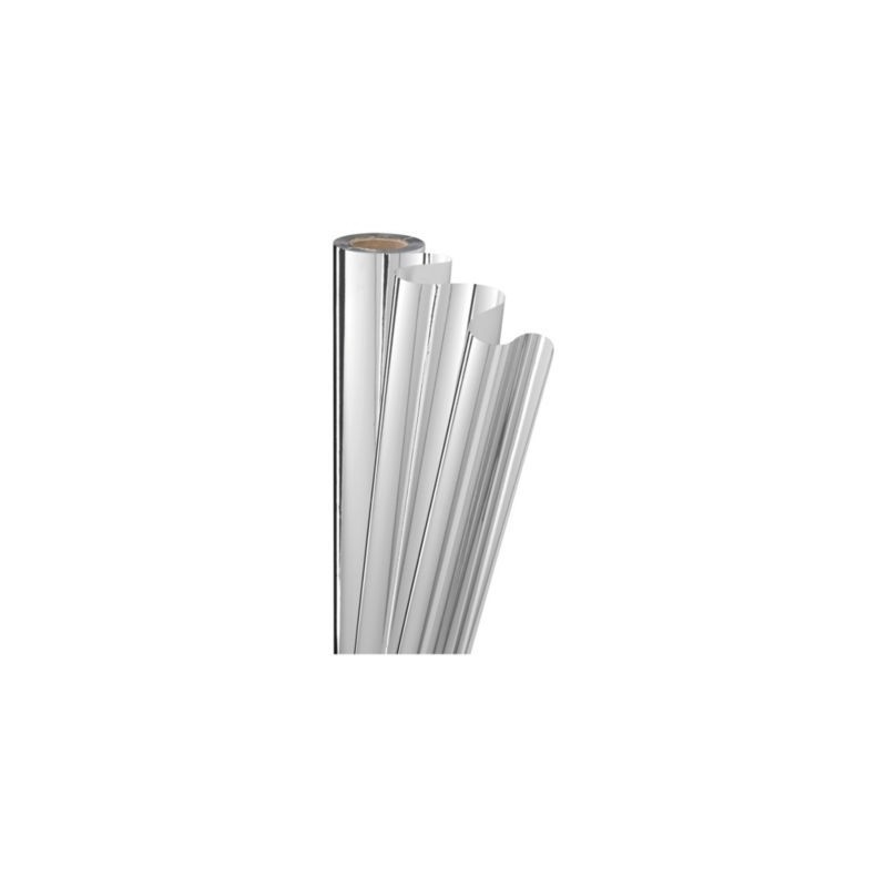 Film métallisé réversible argent 70 cm x 50 m