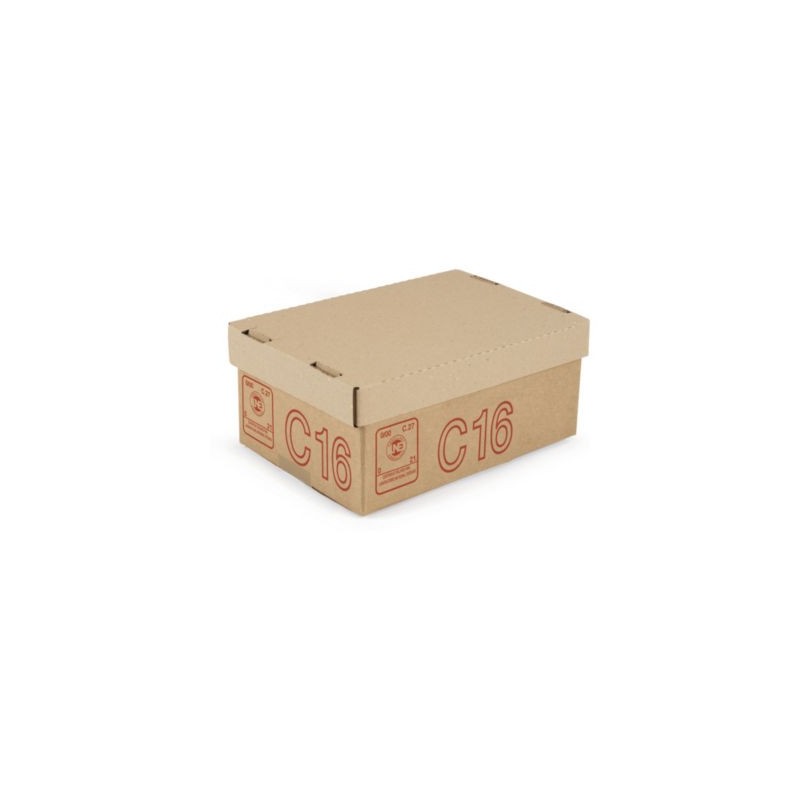 Caisse carton Galia C40 brune simple cannelure renforcée 30x20x9 cm - Lot de 25
