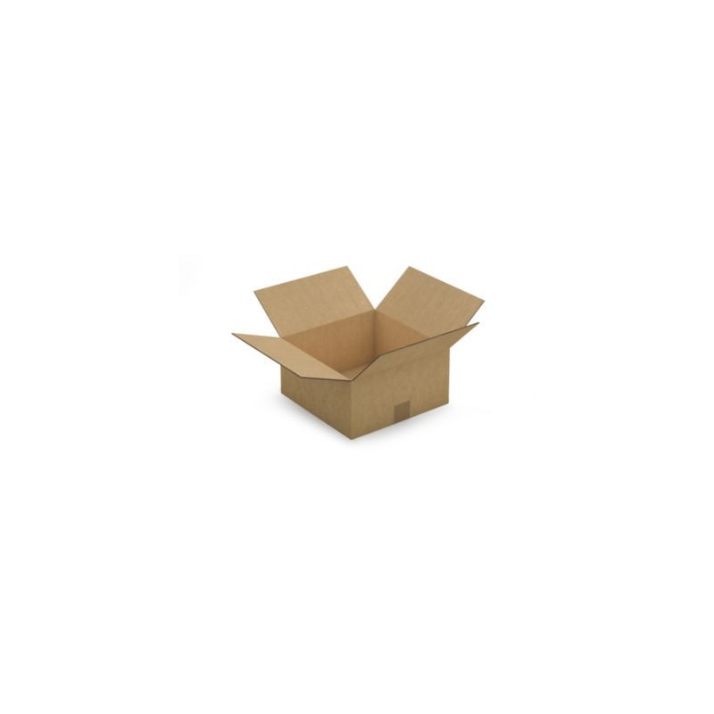 Caisse carton brune double cannelure RAJA 30x30x15 cm - Lot de 15