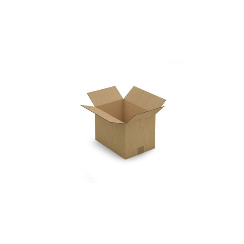 Caisse carton brune double cannelure RAJA 34x24x24 cm - Lot de 15