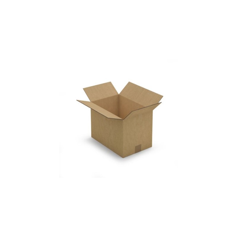 Caisse carton brune double cannelure RAJA 35x23x18 cm - Lot de 15