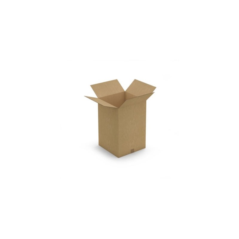 Caisse carton brune double cannelure RAJA 40x40x60 cm - Lot de 10