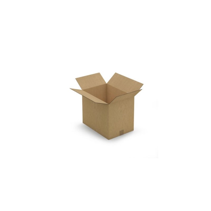 Caisse carton brune double cannelure RAJA 43x30x35 cm - Lot de 15