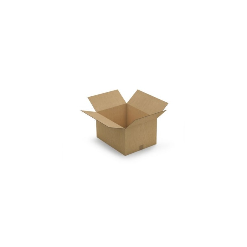 Caisse carton brune double cannelure RAJA 48x38x27 cm - Lot de 10