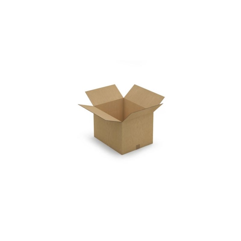 Caisse carton brune double cannelure RAJA 50x40x35 cm - Lot de 10