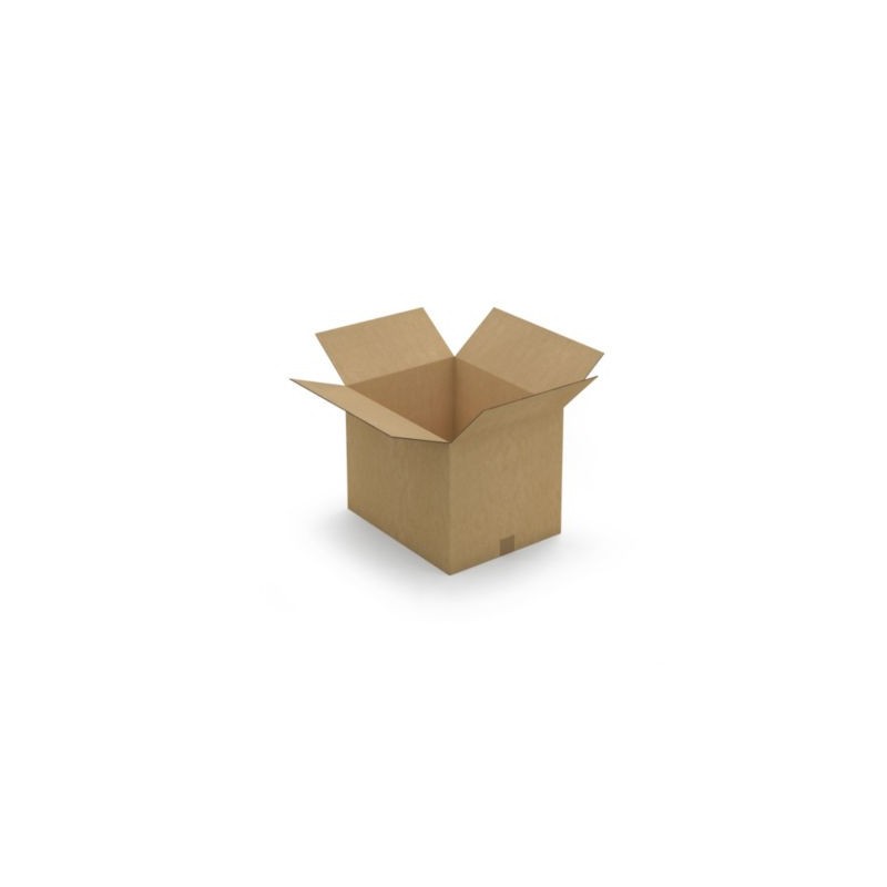 Caisse carton brune double cannelure RAJA 48x38x37 cm - Lot de 10