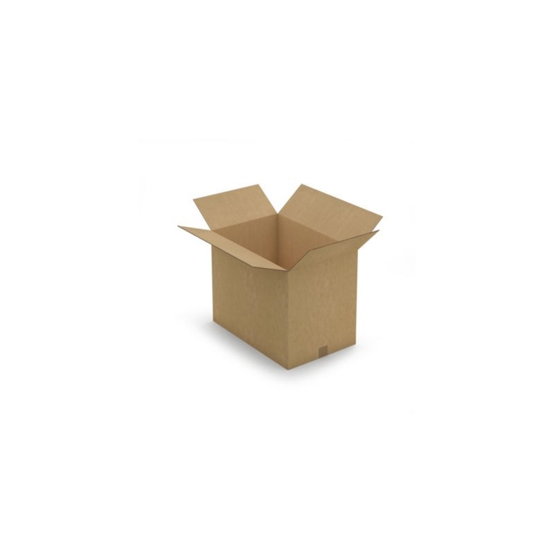 Caisse carton brune double cannelure RAJA 58x38x45 cm - Lot de 10