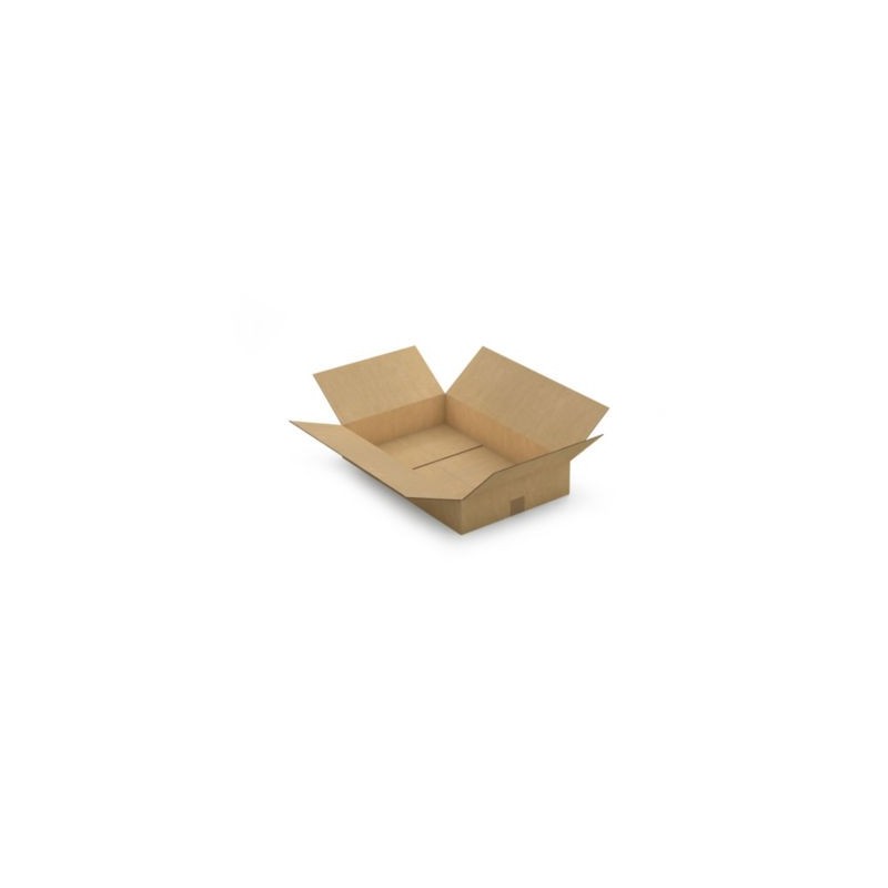 Caisse carton brune double cannelure RAJA 58x38x17 cm - Lot de 10
