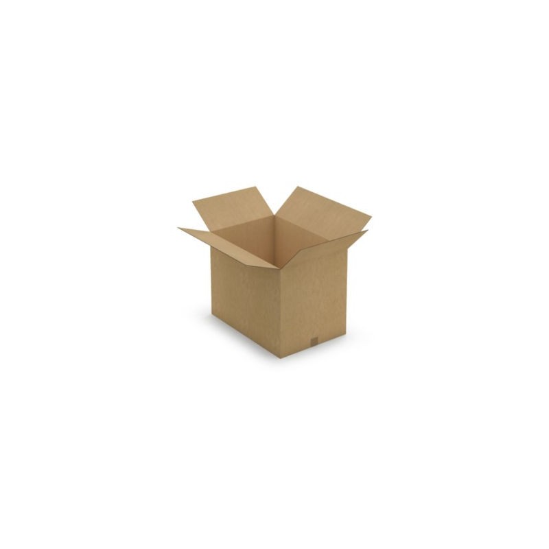 Caisse carton brune double cannelure RAJA 65x45x50 cm - Lot de 10