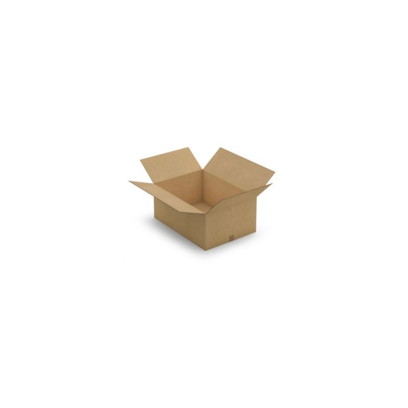 Caisse carton brune double cannelure RAJA 70x50x30 cm - Lot de 10