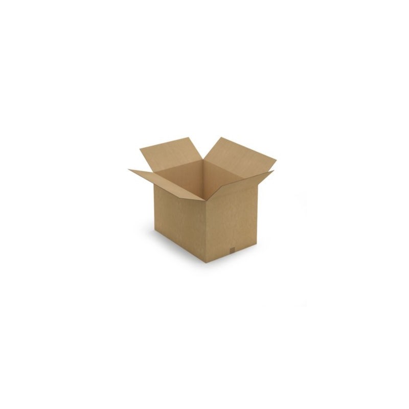 Caisse carton brune double cannelure RAJA 70x50x50 cm - Lot de 5