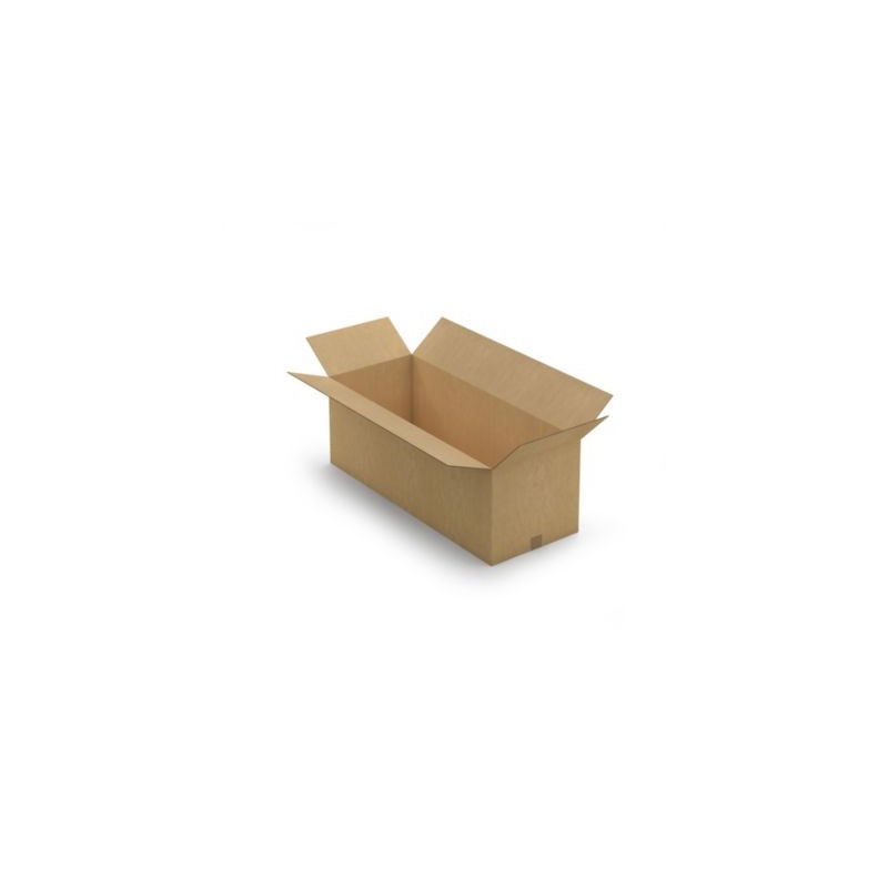 Caisse carton brune double cannelure RAJA 98,5x38,5x35 cm - Lot de 5
