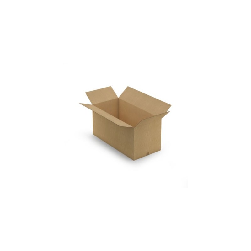 Caisse carton brune double cannelure RAJA 115x55x55 cm - Lot de 5