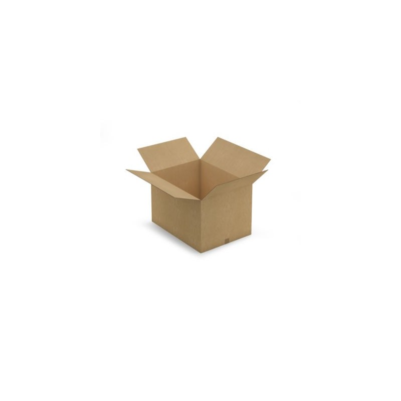 Caisse carton brune double cannelure RAJA 78x58x50 cm - Lot de 5