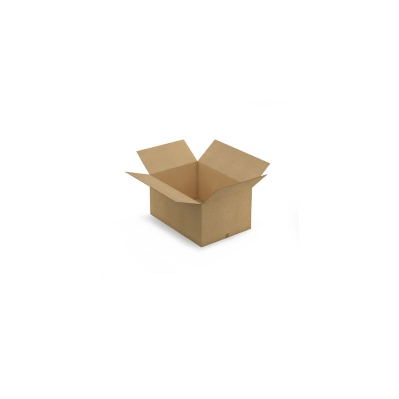 Caisse carton brune double cannelure RAJA 100x70x50 cm - Lot de 5