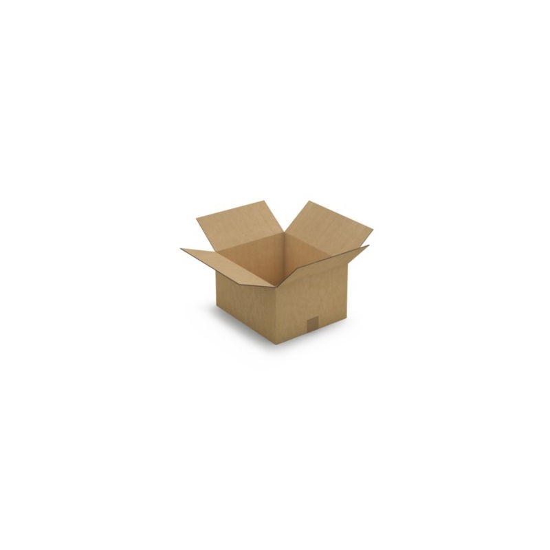Caisse carton brune double cannelure RAJA 35x30x20 cm - Lot de 15
