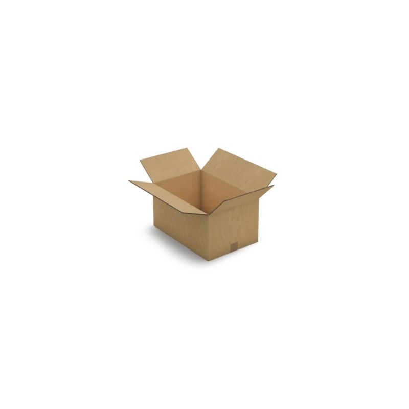 Caisse carton brune triple cannelure RAJA 50x33x25 cm - Lot de 10