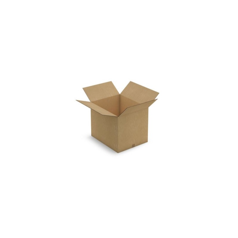 Caisse carton brune triple cannelure RAJA 67x54x54 cm - Lot de 5