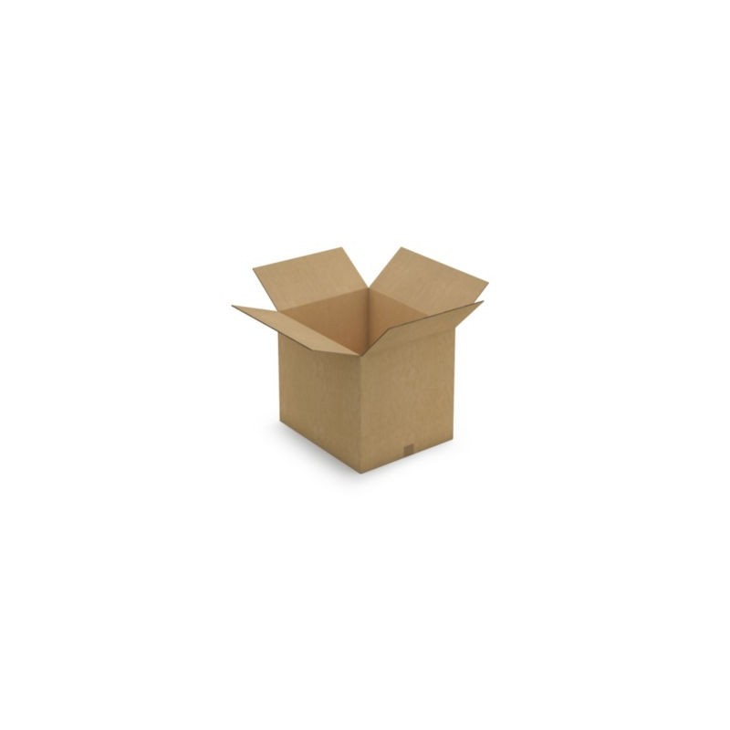Caisse carton brune triple cannelure RAJA 57x47x49 cm - Lot de 5