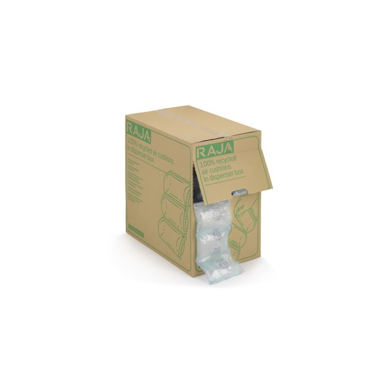 Coussins d'air recyclés en boîte distributrice RAJA - Paquet de 156