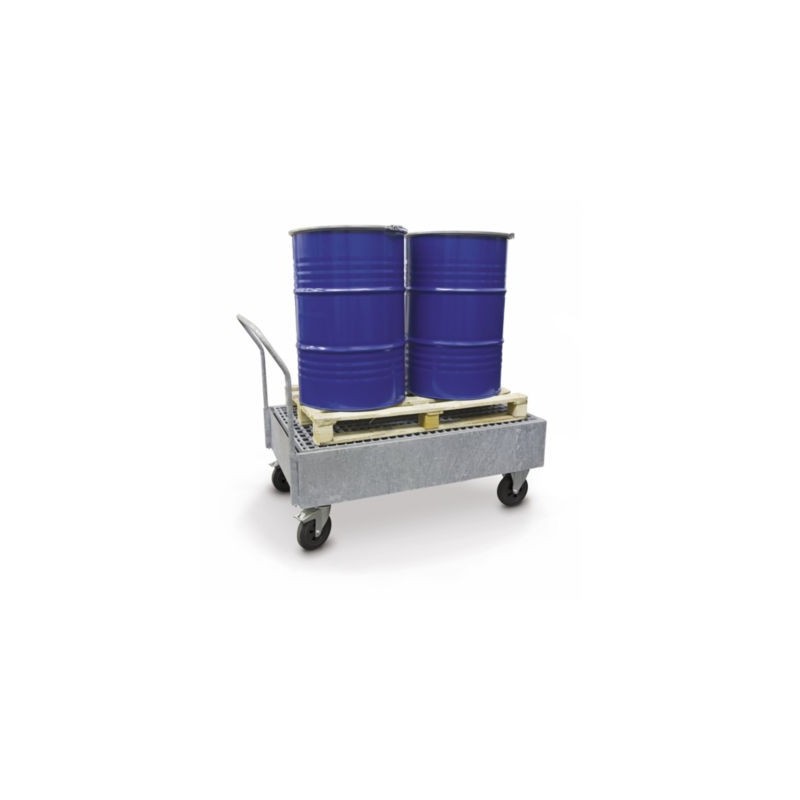 Chariot de rétention 220 litres