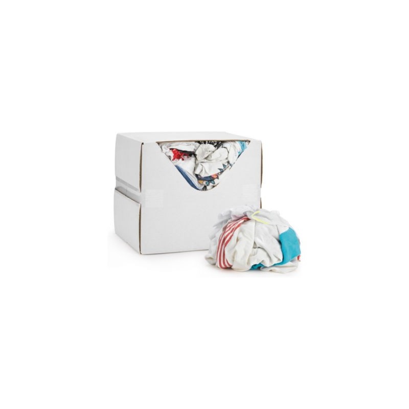 Chiffons blancs textile - Paquet de 100