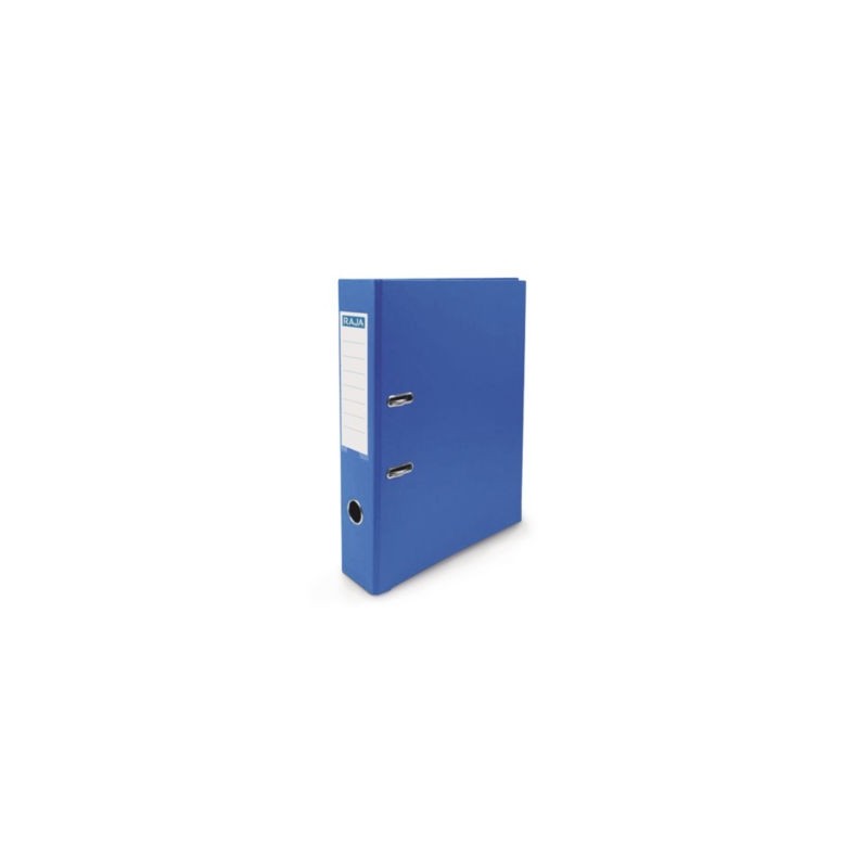 Classeur à levier RAJA dos 5 cm bleu - Lot de 10