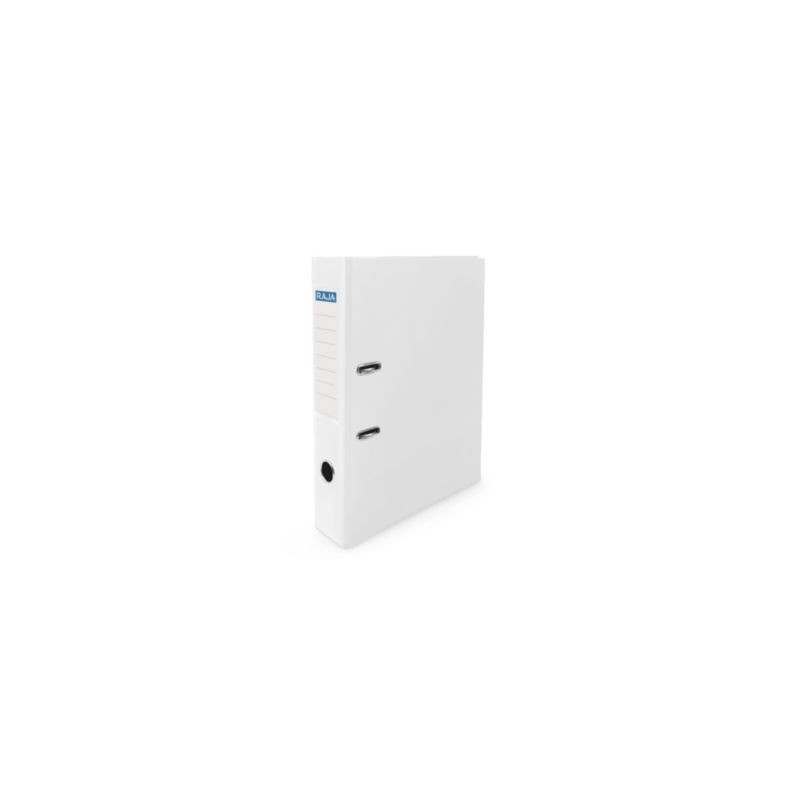 Classeur à levier RAJA dos 5 cm blanc - Lot de 10