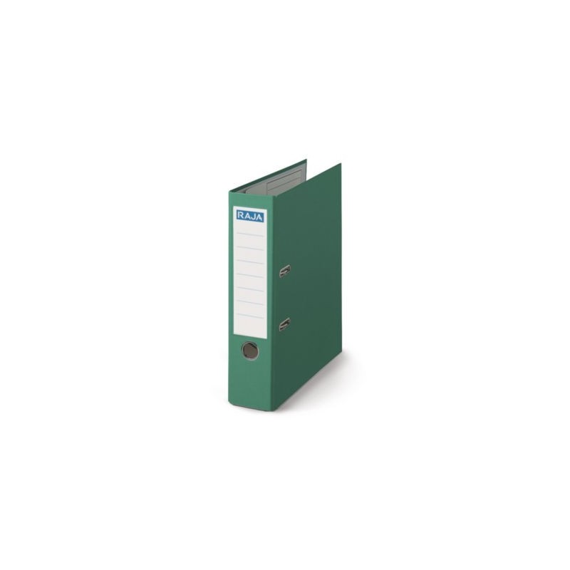 Classeur à levier RAJA dos 8 cm vert - Lot de 10
