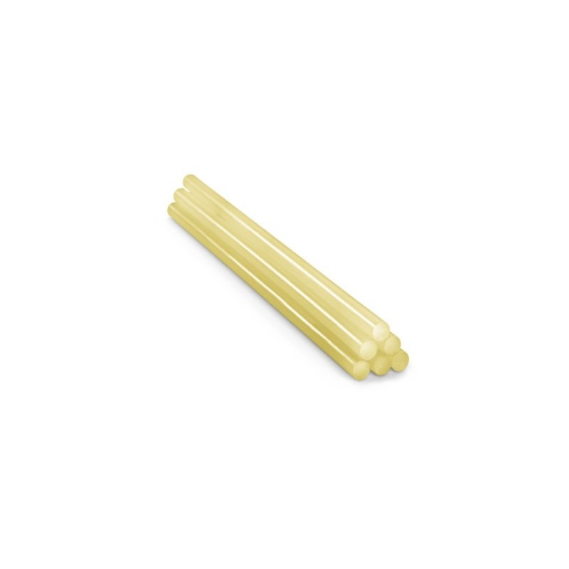 Colle thermofusible jaune en bâtonnets, pour emballage